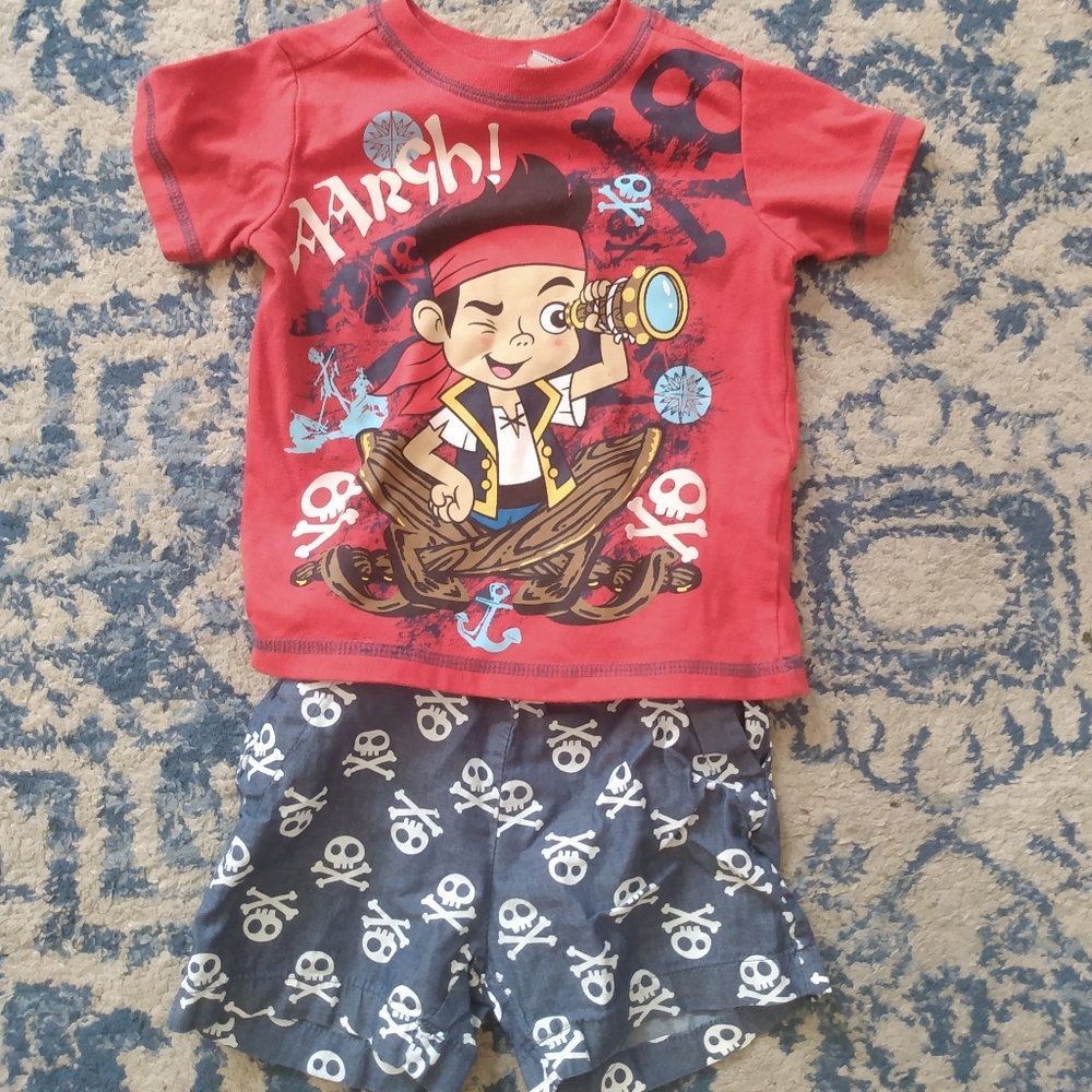 Jake the pirate shorts outfit 12 m